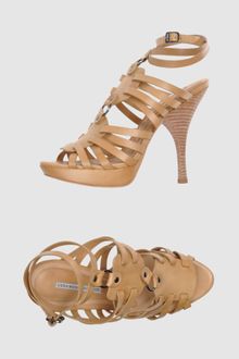 Vera Wang Lavender Platform Sandals - Lyst