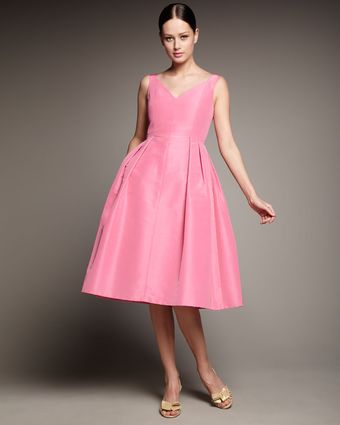 Redux Charles Chang-lima V-neck Full-skirt Dress - Lyst