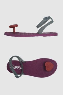 Yves Saint Laurent Rive Gauche Flip Flops - Lyst