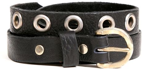 Murphy's Daughter Double Skinny Belt in Black in Black - Lyst