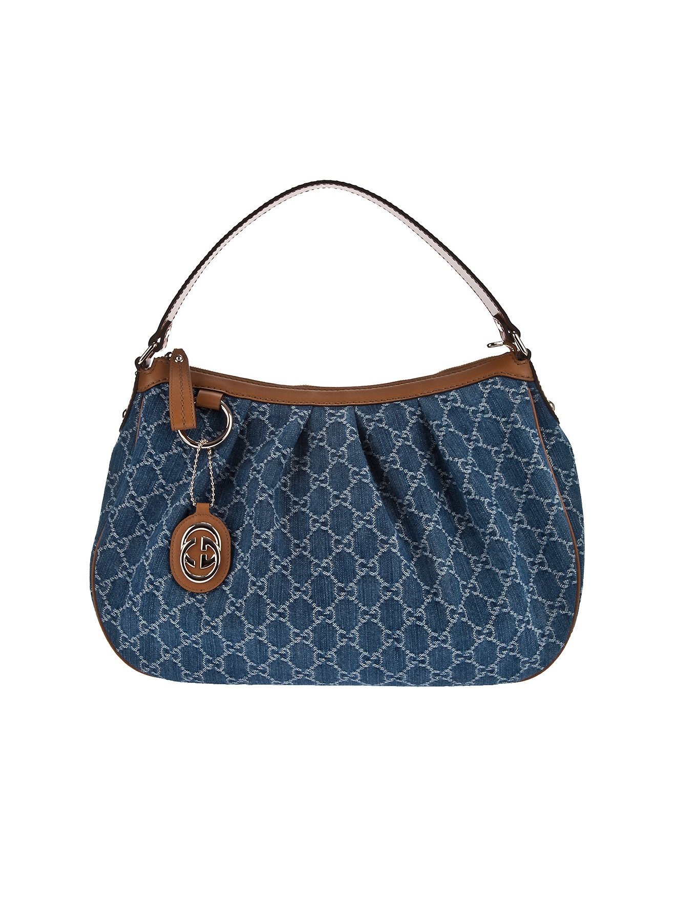 Gucci Sukey Hobo Bag in Blue (denim) | Lyst