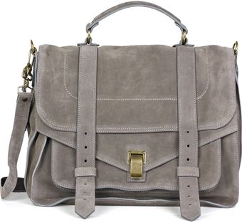 Proenza Schouler Ps1 Large Suede Satchel - Lyst