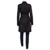 Blugirl Blumarine Beaded Trench Coat in Black - Lyst