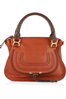 Chloé Marcie Medium Leather Messenger Bag - Lyst
