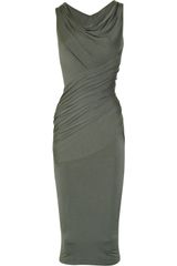 Donna Karan New York Twisted Stretch-jersey Dress