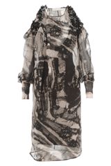 Preen Lace Print Dress