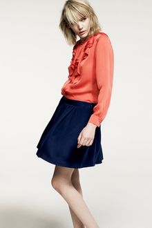 Freda Claudia Ruffle Front Shirt - Lyst