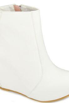 Jeffrey Campbell Pixie - White Leather Covered Wedge - Lyst