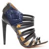 L.a.m.b. Rae Heel  Grey Leather in Blue (grey) - Lyst