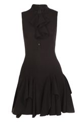 Alexander McQueen Matt Silk Dress