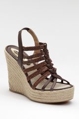 Elie Tahari Strappy Espadrille Wedge Sandals