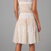 Haute Hippie Lace Overlay Slip Dress in Pink (nude) - Lyst