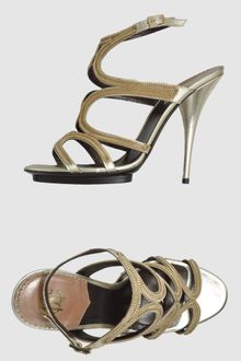 Roberto Cavalli Platform Sandals - Lyst