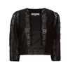 Vanessa Bruno Cropped Leather Jacket in Black - Lyst
