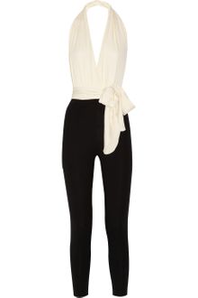Paul & Joe Nabila Silk and Stretch-jersey Halterneck Jumpsuit - Lyst