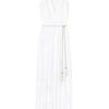 Diane Von Furstenberg White Calypso Long Plissé Kaftan in White - Lyst