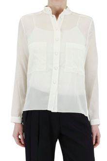 Pas Pour Toi Silk Crepe De Chine Shirt - Lyst