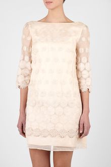 Tibi Twiggy Embroidery Silk Organza Dress - Lyst