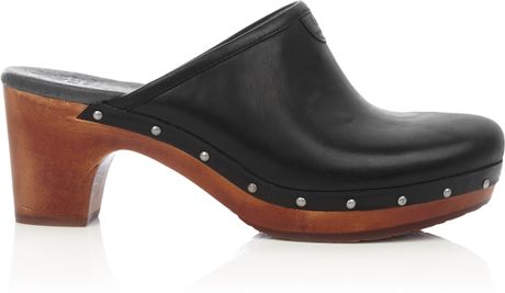 ugg men's classic leather clogs
