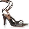 Alaïa Patentleather Strappy Sandals in Black - Lyst