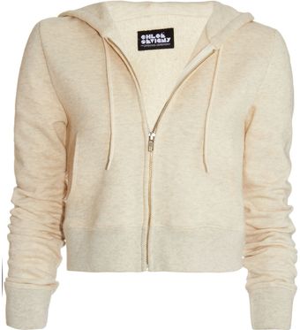 Chloë Sevigny For Opening Ceremony Cropped Hoodie - Lyst