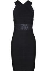 Hervé Léger Sequin-embellished Bandage Dress