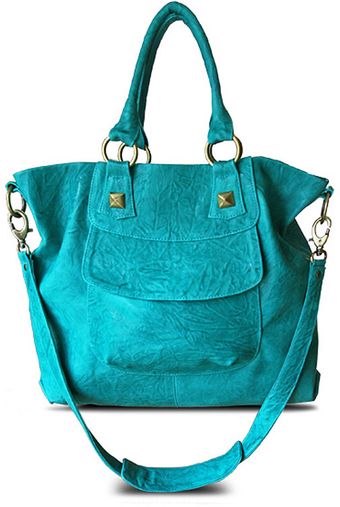 Julie K Handbags Robin Lamb in Teal - Lyst