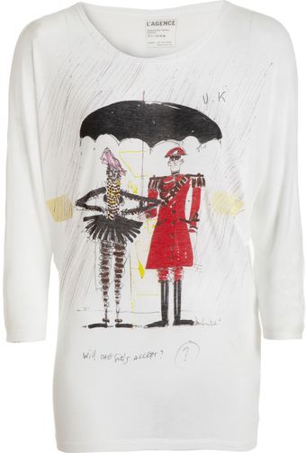 L'Agence Paraplune Tee - Lyst