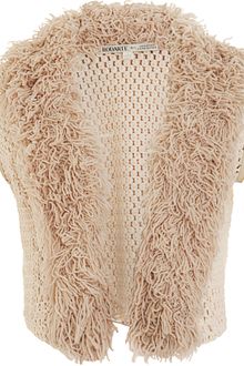 Rodarte x Opening Ceremony Hairy Collar Vest - Lyst