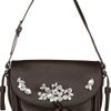 Sonia Rykiel Crystalembellished Leather Bag in Gray - Lyst