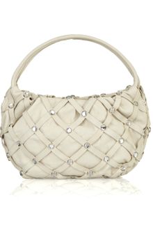 Sonia Rykiel Crystal-embellished Leather Bag - Lyst