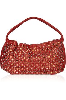 Sonia Rykiel Crystal-embellished Leather Bag - Lyst