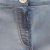 Alexander Mcqueen Overdyed Leather Mini Skirt in Blue - Lyst
