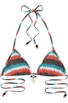 Milly Biarritz Printed Triangle Bikini Top - Lyst