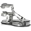 Belle By Sigerson Morrison Metallicleather Gladiator Sandals in Silver - Lyst