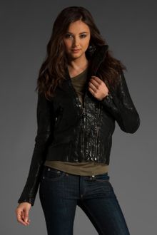 Improvd Leather Jacket - Lyst