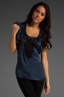 Plenty By Tracy Reese Inset Blouse - Lyst