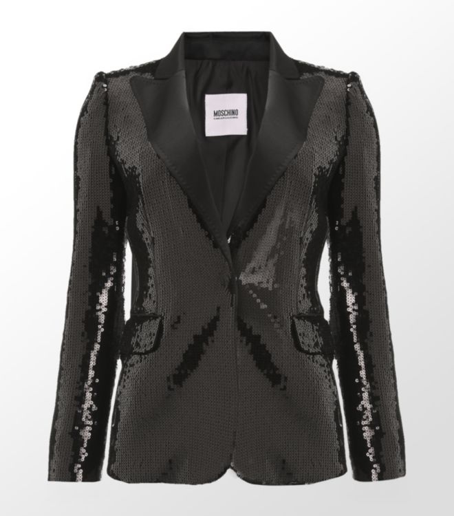 Moschino Cheap & Chic Sequin Evening Jacket in Black for Men Lyst