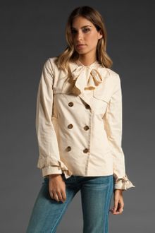 See By Chloé Bow Classic Short Trench - Lyst