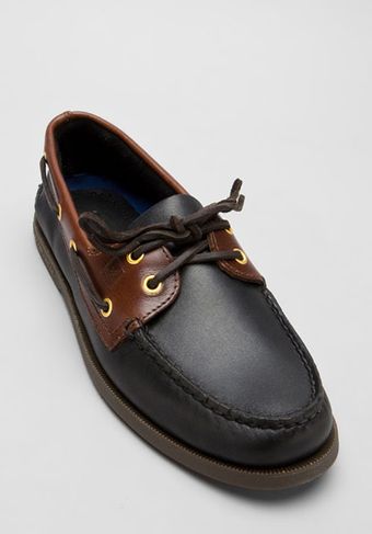 Sperry Top-sider A/o in Black Amaretto - Lyst