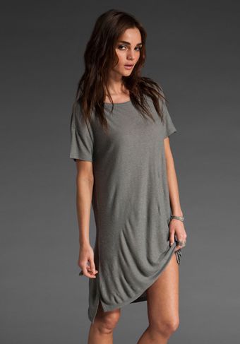 T By Alexander Wang Classic Pilly Boatneck Dress - Lyst