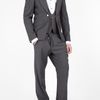Vivienne Westwood Dark Grey Attached Waistcoat Wool Blazer in Gray for Men (grey) - Lyst