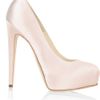 Brian Atwood Maniac Silksatin Platform Pumps in White (pearl) - Lyst