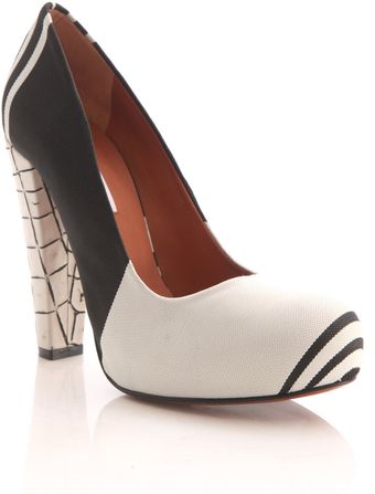 Carven Striped Platform Pumps - Lyst