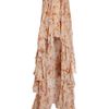 Julien Macdonald Peignoir Petalprint Silkchiffon Twopiece in Pink (blush) - Lyst