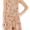 Julien Macdonald Peignoir Petalprint Silkchiffon Twopiece in Pink (blush) - Lyst
