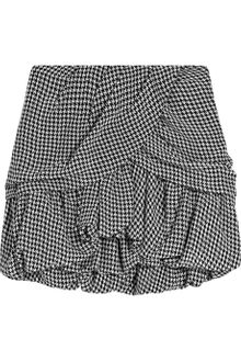 Maje Staletta Houndstooth Mini Skirt - Lyst