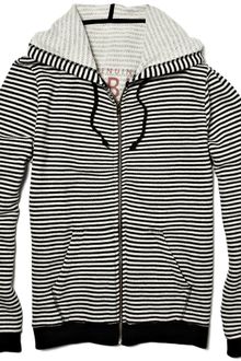 Aubin & Wills Striped Cotton Hoodie - Lyst