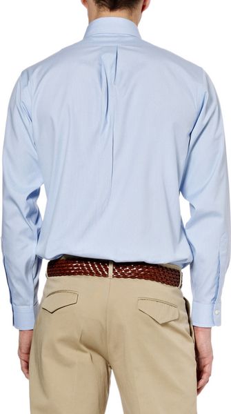 Brooks Brothers Non-iron Shirt with Button Down Collar in Blue for Men