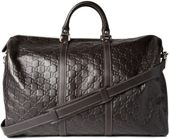 Gucci Embossed Weekend Bag - Lyst